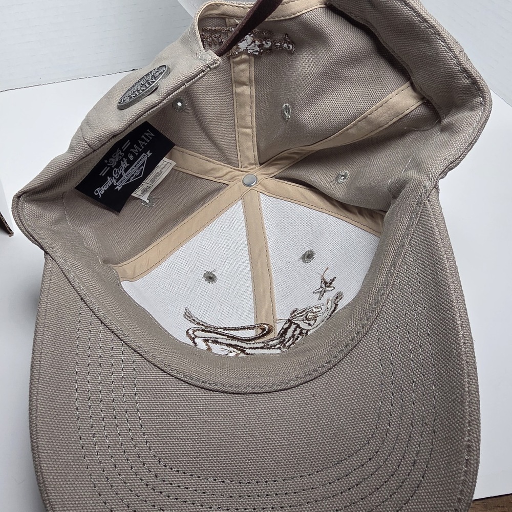 Disney‎ Twenty Eight and Main Hat Ball Cap adj Leather strap EUC - Picture 8 of 8